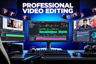 do editing vsl videos for DR, youtube videos and dark channels
