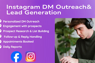 do instagram dms outreach and generate quality leads