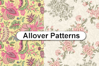 design seamless repeat pattern design for textile prints