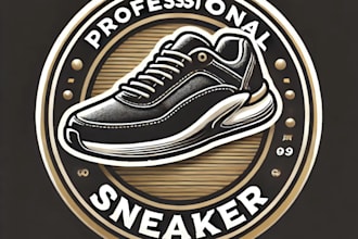 design a sneaker and shoe logo