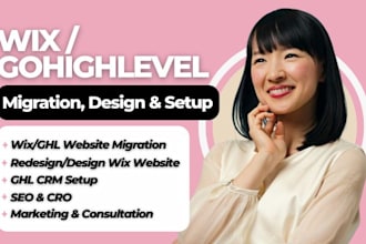 migrate wix website design gohighlevel website redesign wix website design