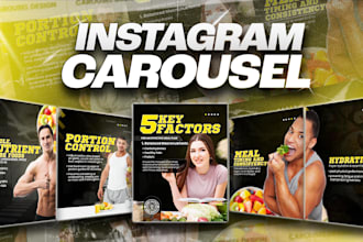 create high quality, scroll stopping carousel posts for instagram