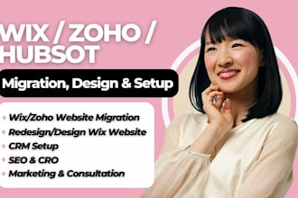 migrate wix website design hubspot website wix website redesign zoho site
