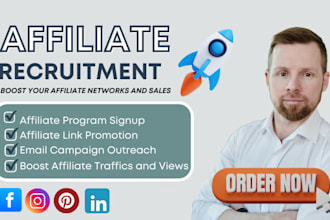 do affiliate recruitment, affiliate signup for your affiliate program