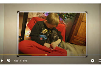 create a slideshow memorial video for your pet