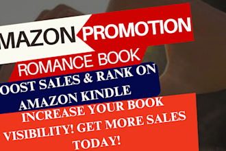 romance book marketing pinterest SEO pin podcast promotion amazon ads campaign