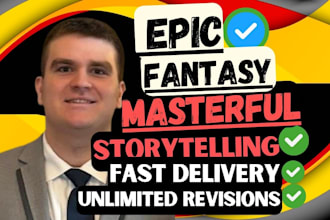 write fantasy or mystery stories with deep characters and powerful plots