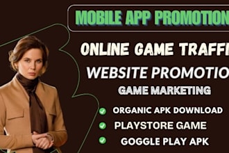 make mobile app promotion install apk sport app rummy game marketing for you