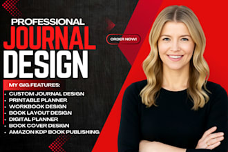 design custom low content journal, amazon KDP, custom planner, workbook