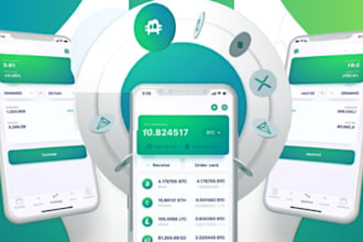 develop crypto wallet app, defi wallet, dex exchange, and crypto trading app