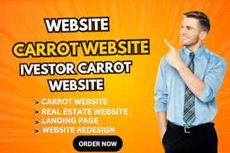 design carrot investor website to generate real estate leads