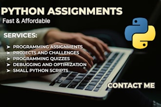 help you with your python projects