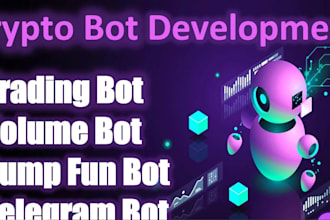 solana trading bot, telegram bot, solana meme coin bot, volume bot, solana bot,