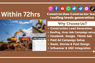 construction contractor leads roofing leads plumbing social media marketing