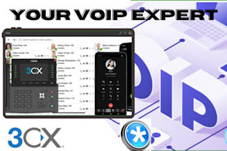 setup or configure 3cx IVR asterisk inbound and outbound