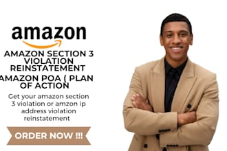 write a professional amazon section 3 plan of action poa and appeal letter