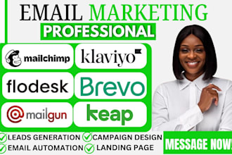 do campaign,automation flodesk keap mailchimp klaviyo brevo mailgun woodpecker