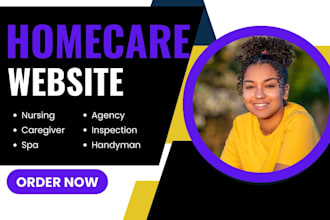 design homecare, agency, caregiver, nursing, elder care, senior care wix website