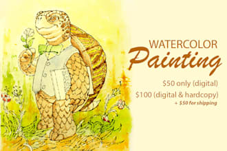 do watercolor painting as realistic painting
