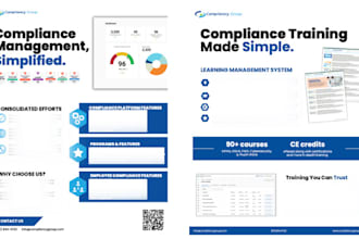 design compelling sales materials like one pagers and pitch decks