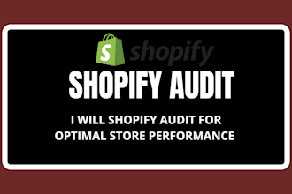 shopify store audit fix bugs or issues for sales conversion