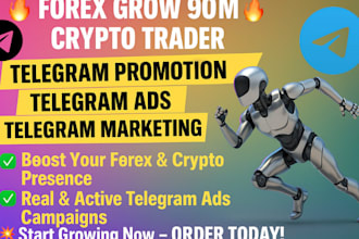 forex grow 90m crypto trader, telegram ads telegram promotion telegram marketing