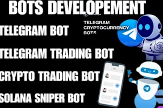 make you custom telegram bot in python and chatbot, discord bot or twitter
