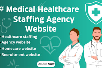 design healthcare staffing agency website home care website recruitment website