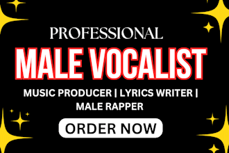 compose lyrics and sing your hip hop, rap, rock song as your male country singer
