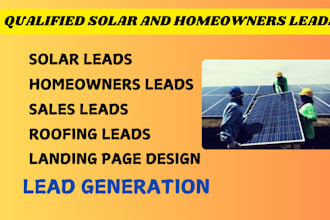 supply roofing solar leads and home owner sales leads