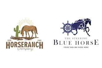 design high resolution t shirt horse logo