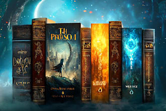 design fantasy, romance and sci fi book covers