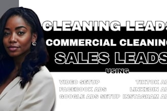 cleaning leads house cleaning leads commercial  facebook ads google ads video