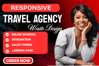 travel agency website, tour, tourism website, travel website on wordpress or wix