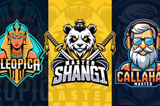 design your logo gaming, sport, esport, awesome mascot