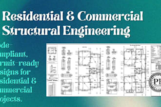 structural foundation and retaining wall design with pe stamp for permit