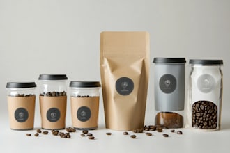 do creative coffee or tea and food packaging design