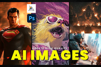 create custom ai images, artworks, illustrations, characters