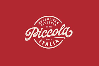 design creative pizzeria logo