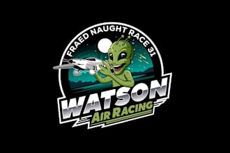 do swimming air racing sports club logo design