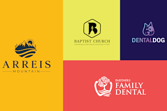 do 3 modern timeless logo design for your business