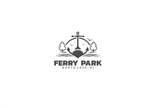 design beautiful waterfront park boat terminal logo