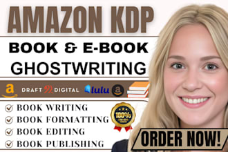 ghostwriter 35k ebook, book formatting for amazon kdp, amazonkdp book publishing