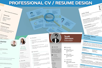 design a professional and modern resume template in 12h