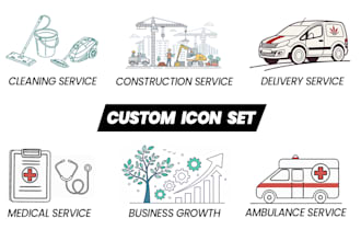 create a unique custom icon set for your website and app
