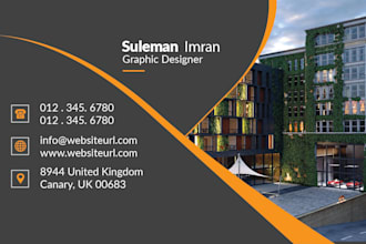 do professional business card design with qr code