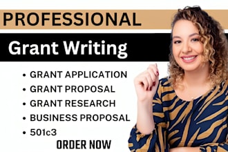 research grant, grant proposal writing, grant application and business plan,