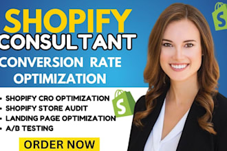 audit your shopify store and provide expert cro consultation