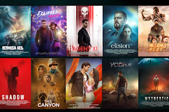 design film or movie poster for your indie movie at low cost
