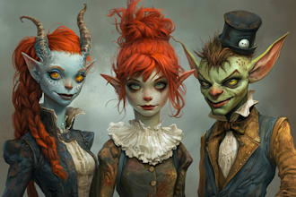 do fantasy horror characters or fantasy character